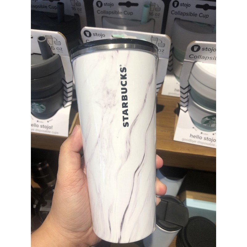 Ly giữ nhiệt white Marble Starbucks VietNam