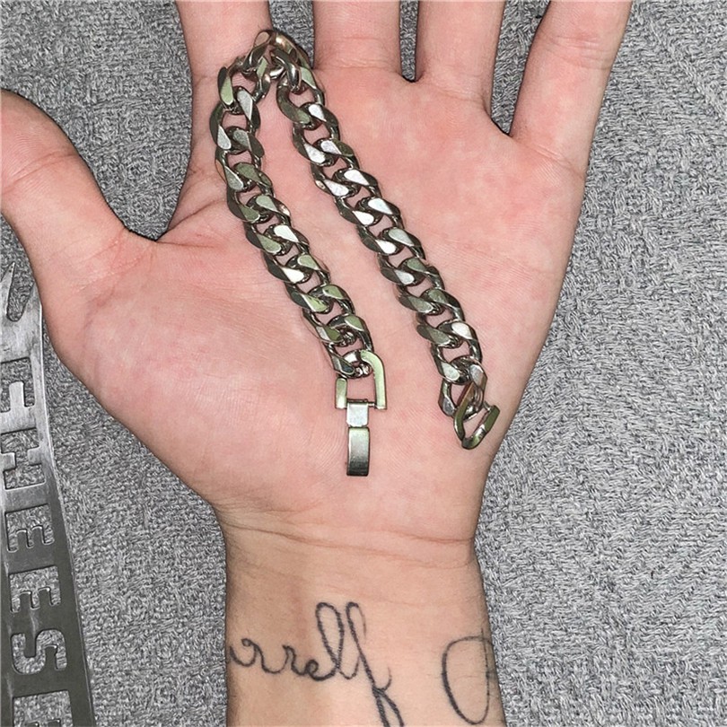 Vòng tay chuỗi xích phong cách hiphop Hàn Quốc thời trang nam nữ 12987