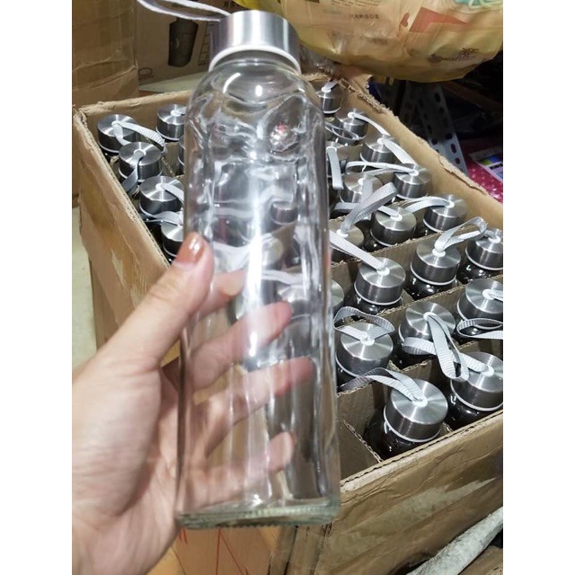 Combo 2 Bình thủy tinh detox 500ml