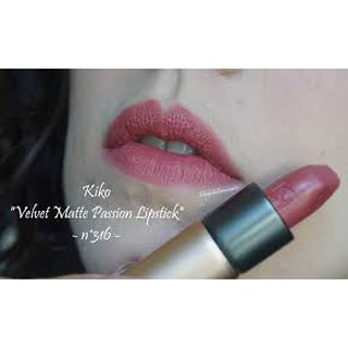 Son lì KIKO VELVET PASSION màu 316
