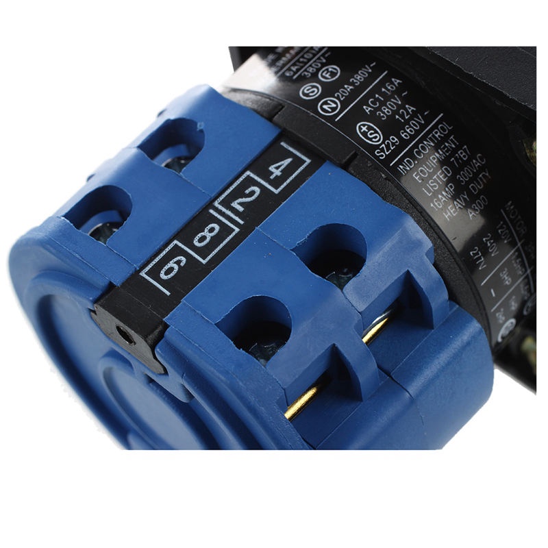 660v 20A 6 thiết bị đầu cuối 4 vị trí Công tắc chuyển đổi Cam quay