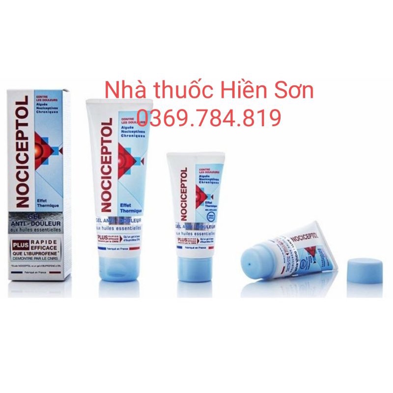 Nociceptol 60ml - Gel bôi giảm đau cơ xương khớp hiệu quả đến từ Pháp