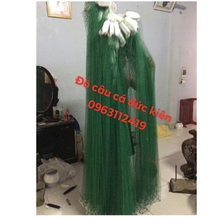 Lưới vét cá bằng dù cao 1m dài 6m túi 2m