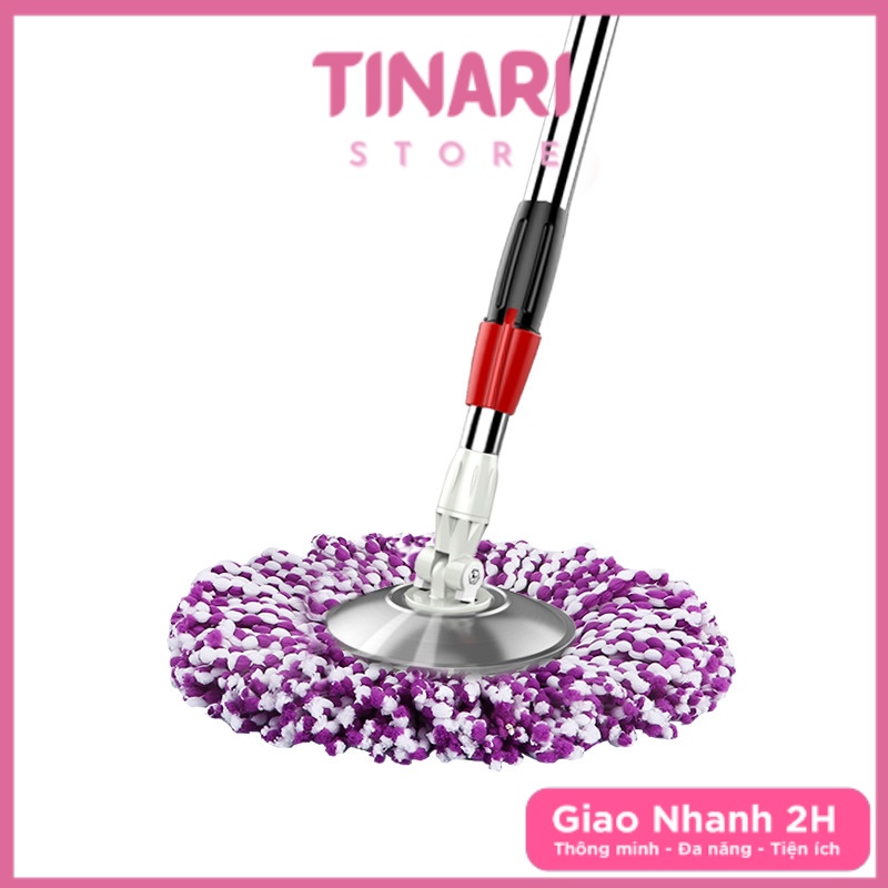 [Đồ Gia Dụng] Cây Lau Nhà Thông Minh, Cây Lau Nhà Tự Vắt Xoay 360 Độ EASY MOP Cao Cấp