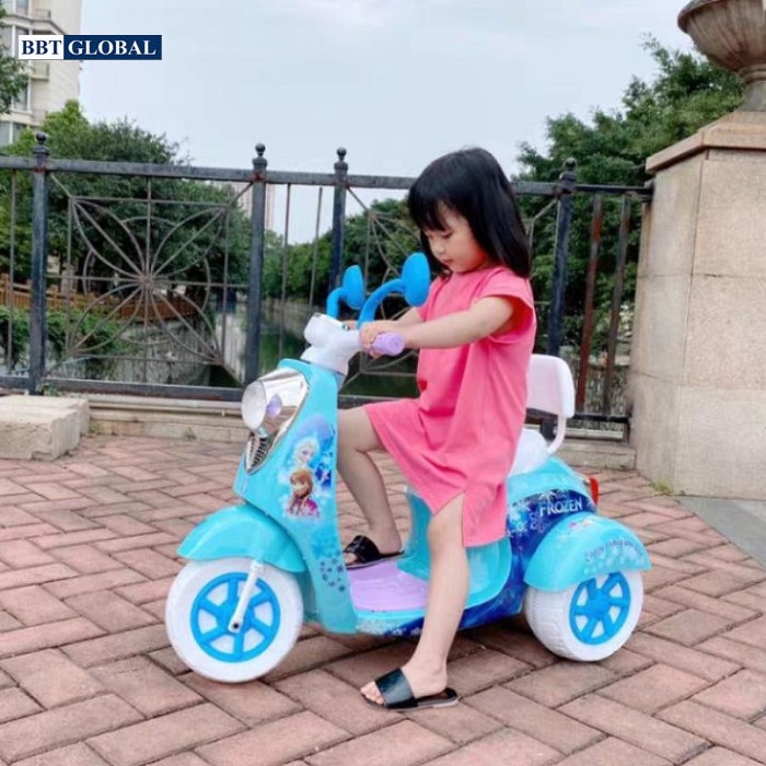 [ TẶNG MŨ BẢO HIỂM TRỊ GIÁ 149K]Xe máy điện trẻ em BBT Global,tải trọng 25kg