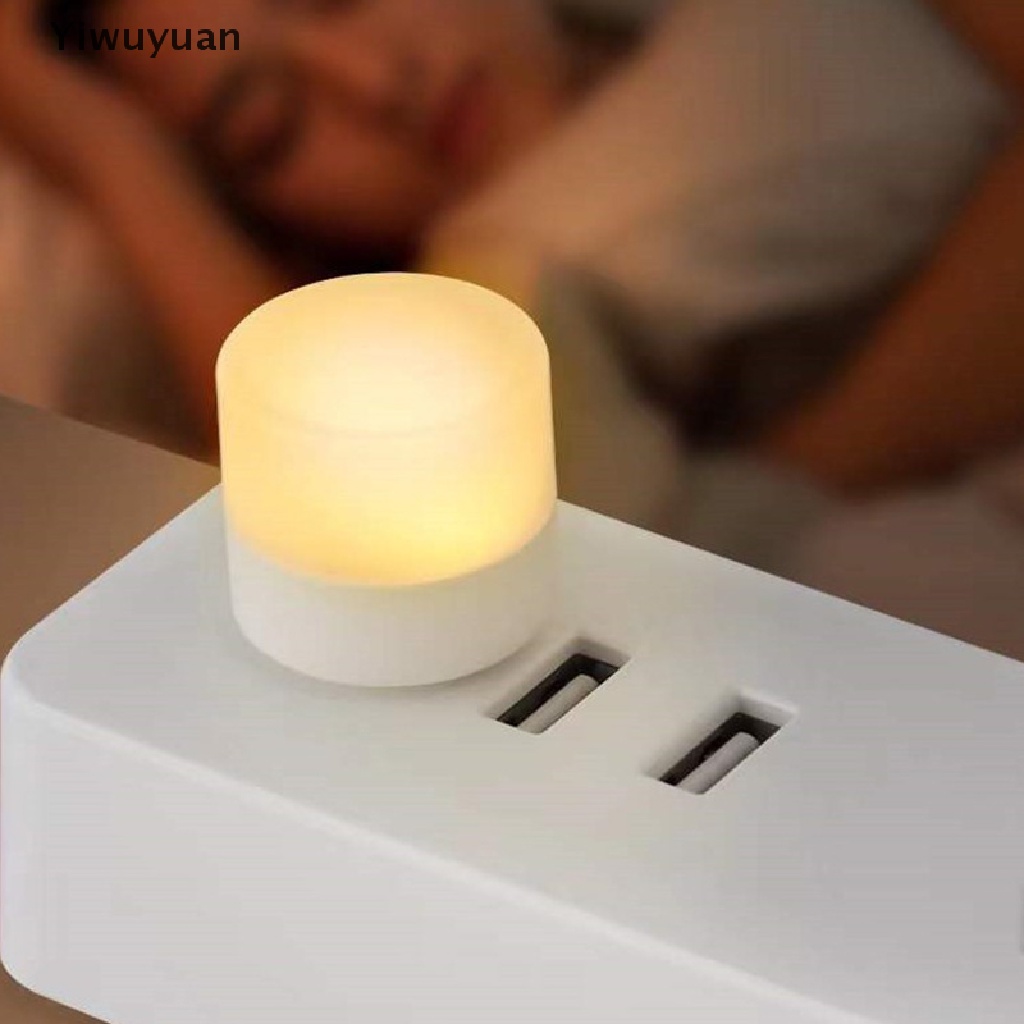 &lt; Yiwuyuan &gt; Đèn Đọc Sách Nhỏ USB Bảo Vệ Mắt Đèn Tròn Nhỏ Vào Ban Đêm