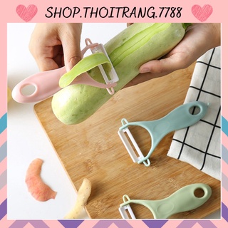 Dụng cụ nạo gọt trái cây, rau củ quả lưỡi sứ 88114 shop thời trang 7788