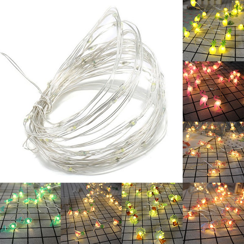 Dây đèn LED nhiều kiểu dáng trang trí tiệc cưới/sinh nhật