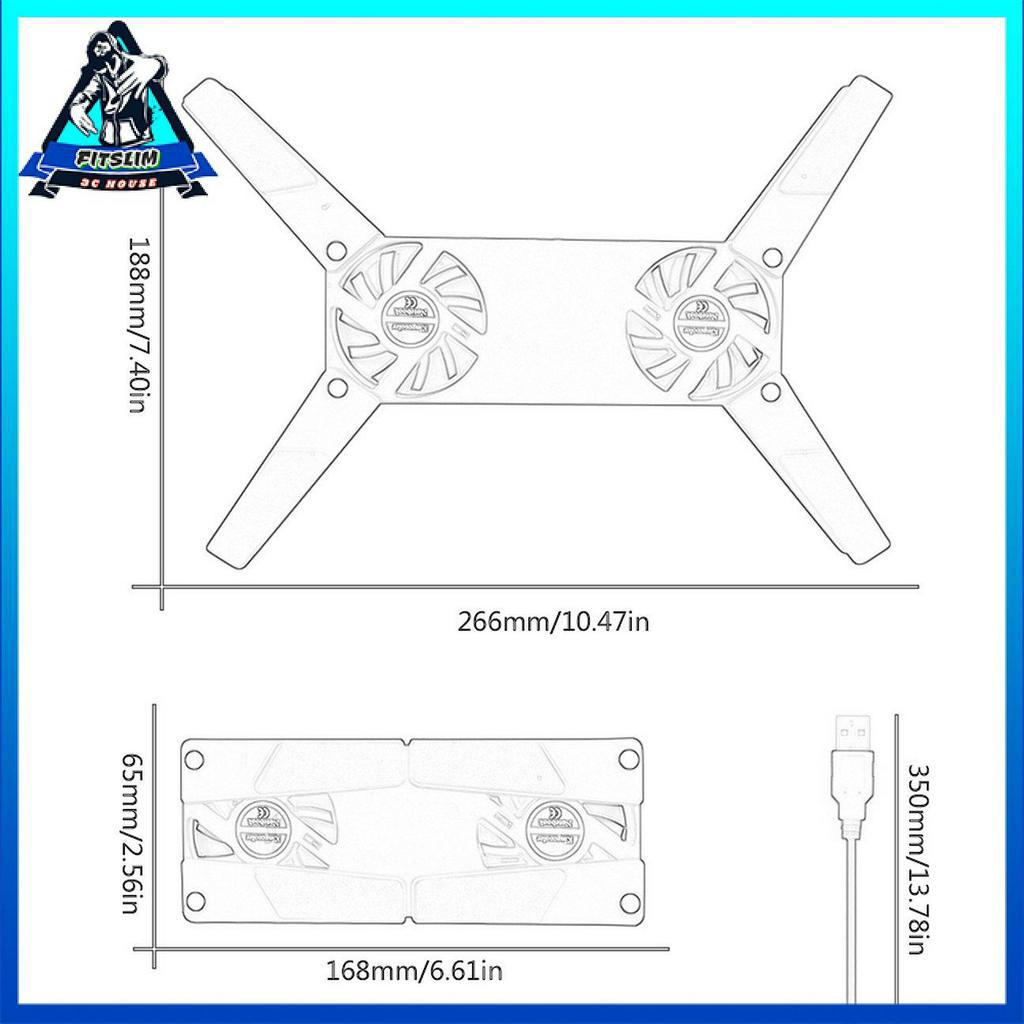 Đế Tản Nhiệt Cho Laptop Kết Nối Usb