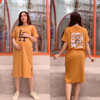 Đầm thun suông chữ