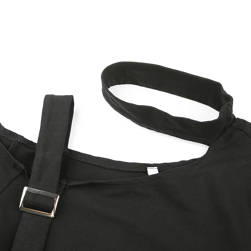 Áo Croptop Dài Tay Hở Vai In Chữ Thời Trang Cá Tính Cho Nữ | BigBuy360 - bigbuy360.vn