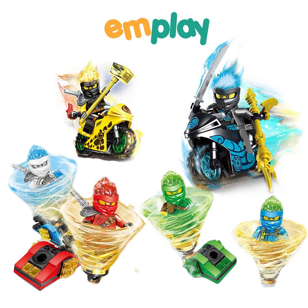 Đồ chơi xếp hình ninja Emplay, đồ chơi lego lắp ráp ninja, kích thích óc sáng tạo cho bé, chất liệu nhựa ABS an toàn