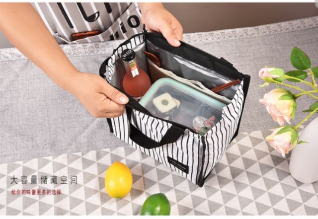 Thanh lý Túi giữ nhiệt đựng hộp cơm cắm điện túi cơm văn phòng