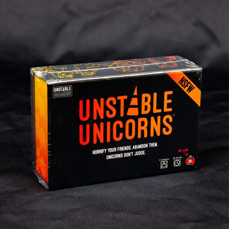 Bộ thẻ trò chơi Unstable Unicorns (NSFW) vui nhộn cho hội nhóm