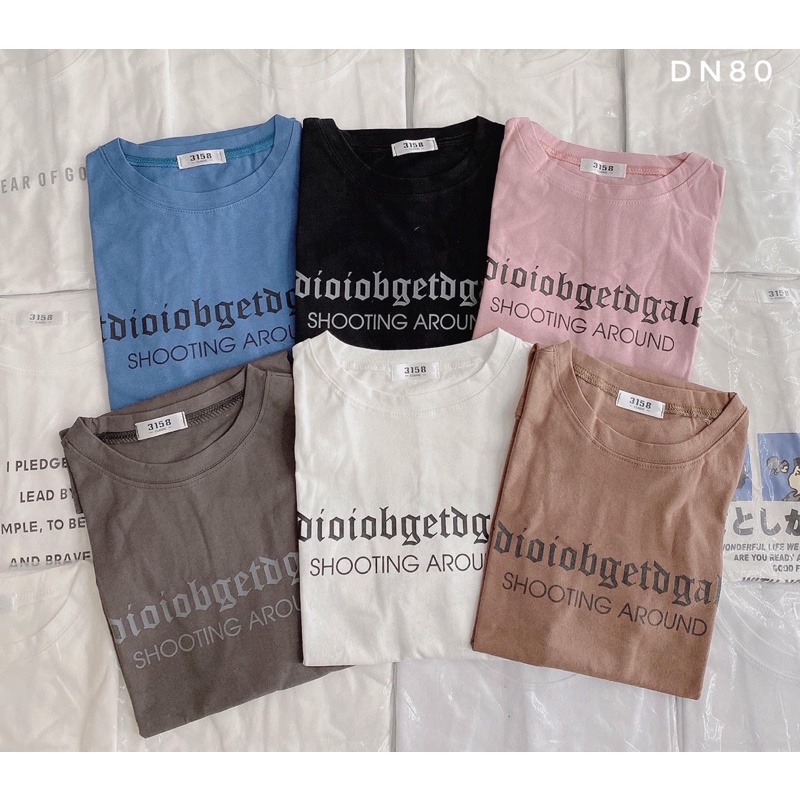 [Giá Huỷ Diệt] Áo cotton tay lỡ dáng rộng unisex bàn cờ