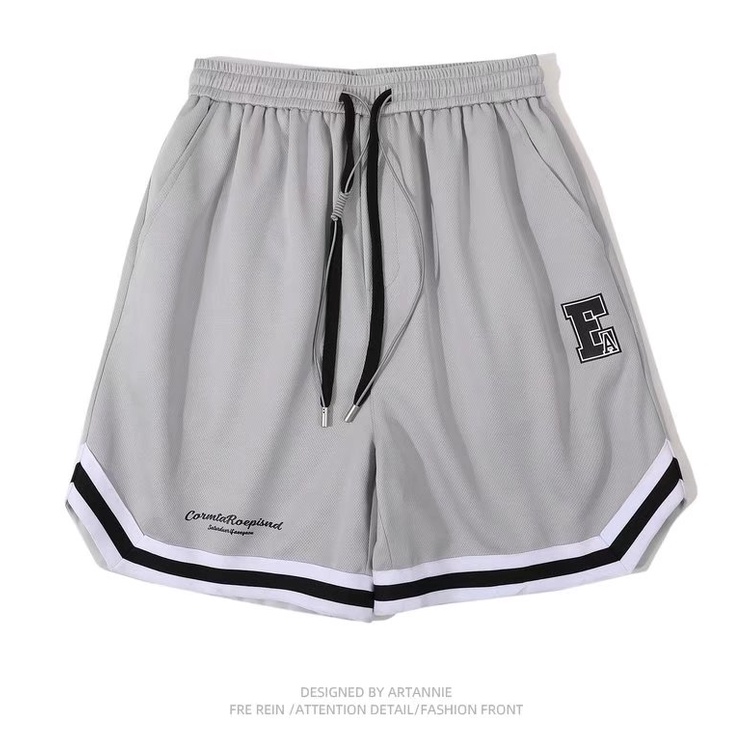 Quần Short Nam In Chữ Phong Cách Hàn Quốc Thời Trang