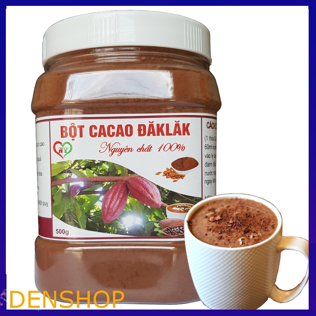 HŨ 500gram [GIÁ HỦY DIỆT] BỘT CACAO 100% NGUYÊN CHẤT ĐẮK LẮK