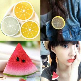 Buộc tóc - kẹp tóc trái cây độc đáo