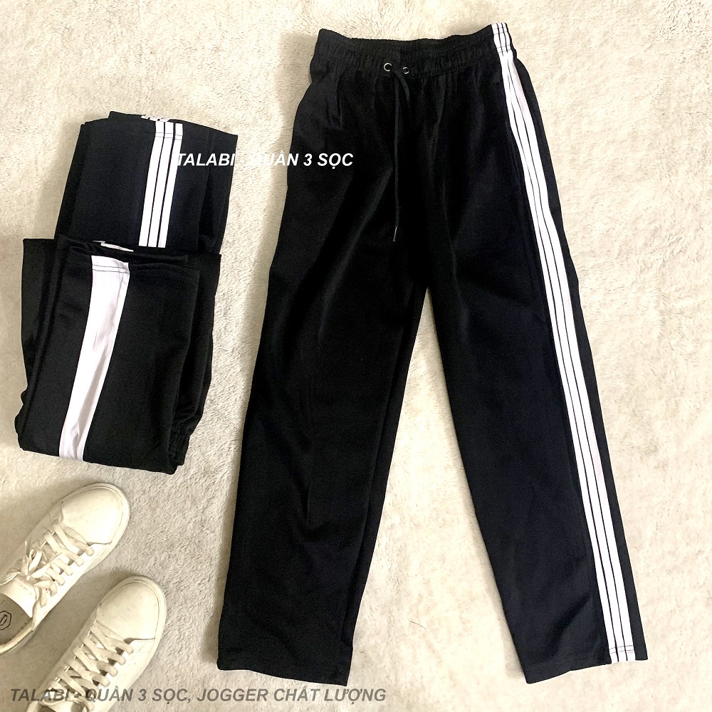 [Có VIDEO &amp; SIZE lớn] Quần Thể Thao Stripped Pants - Quần 3 Sọc Xanh Lá - Hot Items Giá Rẻ_Talabi Shop