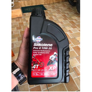[10W30] Nhớt Fuchs Silkolene Pro 4 10W30 XP (Chai 1 Lít) - Nhập khẩu UK - Nhớt Winner, Raider