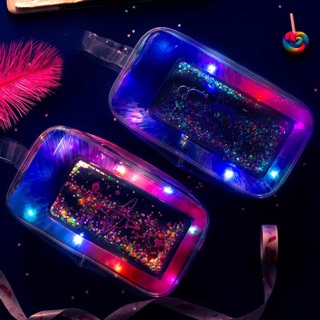 Túi bút galaxy đèn led phát sáng