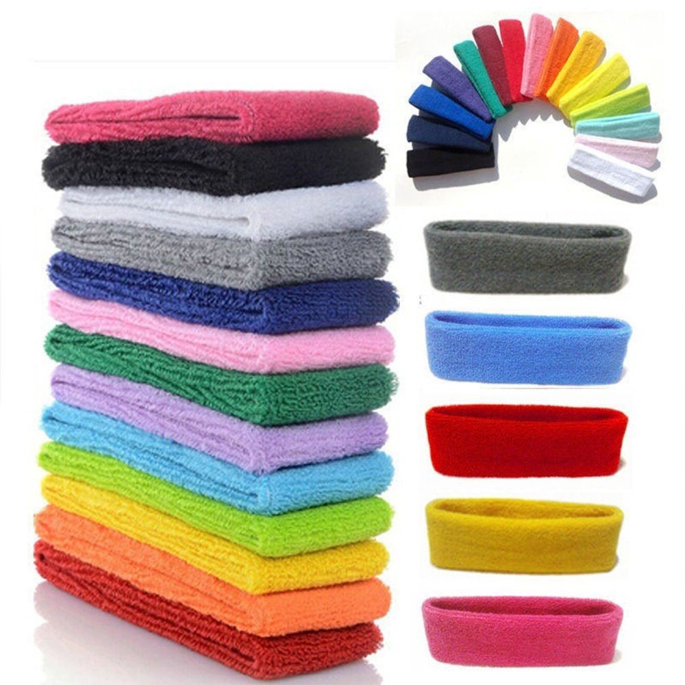 Băng Đô Đeo Trán Bằng Cotton Nhiều Màu Phong Cách Thể Thao Thời Trang Cho Nam Và Nữ