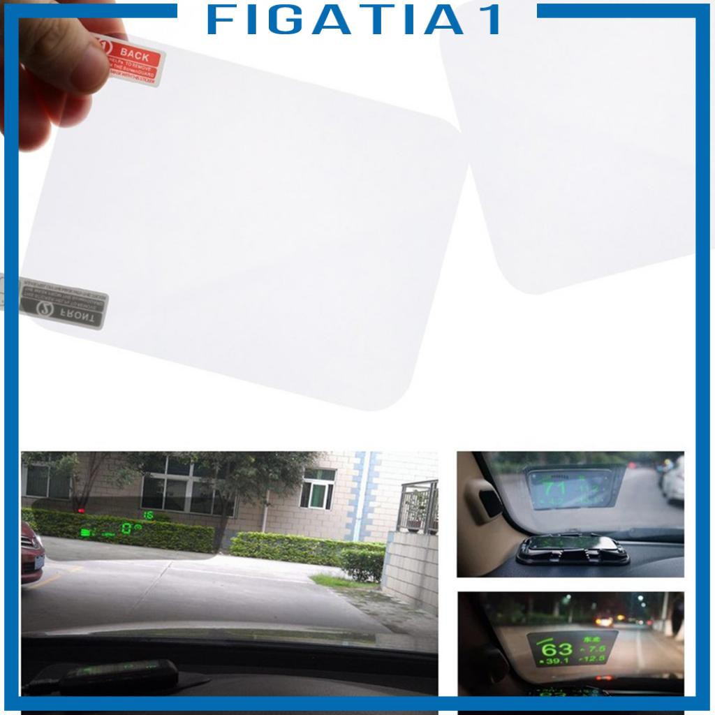 [figatia1] Điện Thoại HUD Màn Hình HUD Trong Suốt Không Có Màng Phản Chiếu 120mmx90mm
