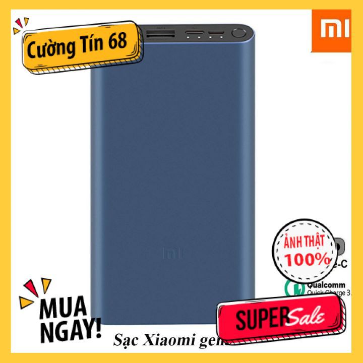 Pin Sạc Dự Phòng [XIAOMI GEN 3] - 18W 10.000 mAh PLM13ZM - Sạc Nhanh | BigBuy360 - bigbuy360.vn