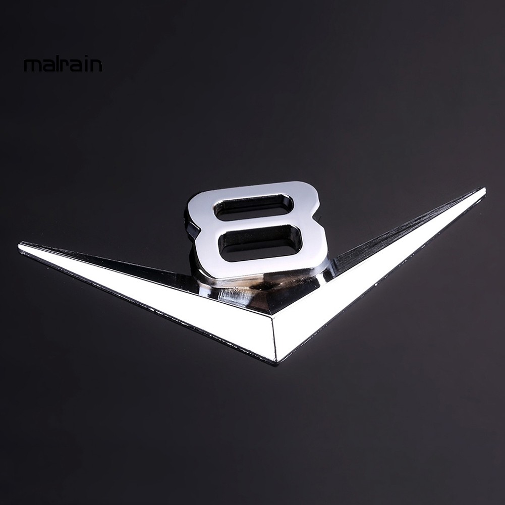 Logo Hợp Kim Kẽm V6/V8 Trang Trí Xe Volkswagen