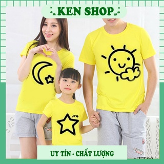 Áo gia đình theo yêu cầu, in hình theo ý khách nhóm lớp cao cấp
