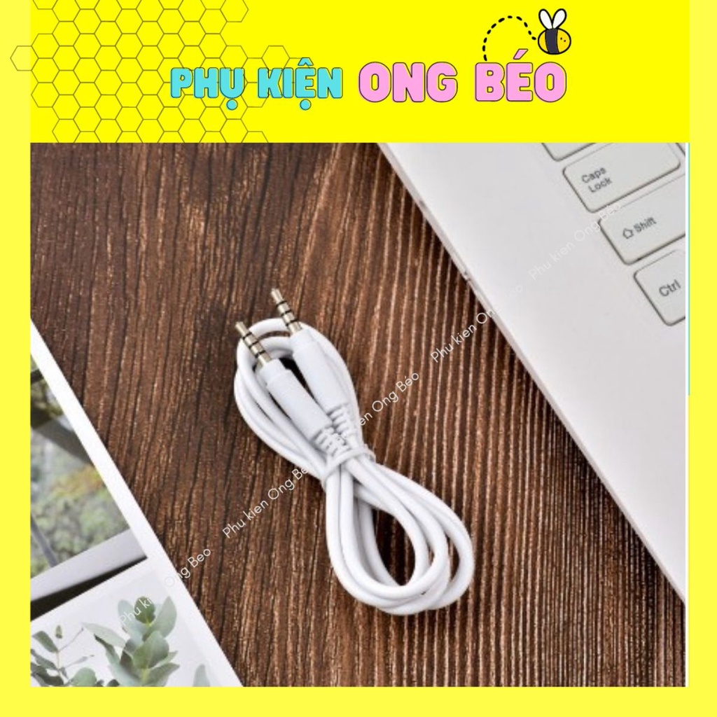 Cáp 2 đầu chân 3.5mm dài 1.5m, dây nối tai nghe, nối loa và các thiết bị âm thanh - phukien_ongbeo