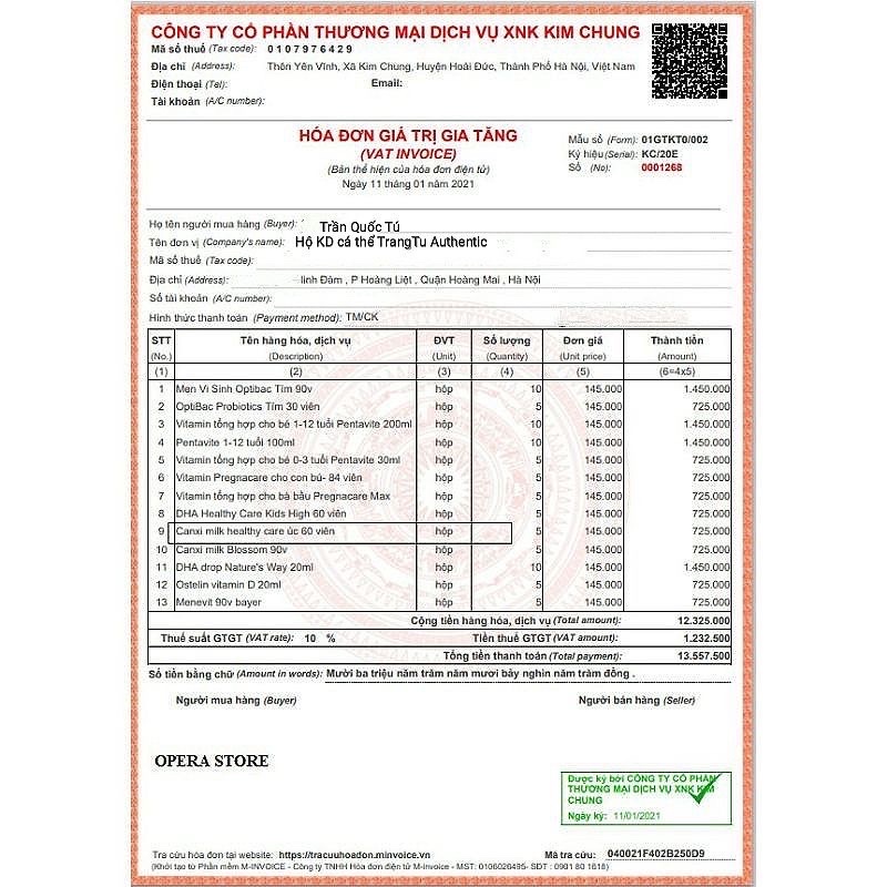 Dha và Canxi Heathycare Úc (chính hãng)