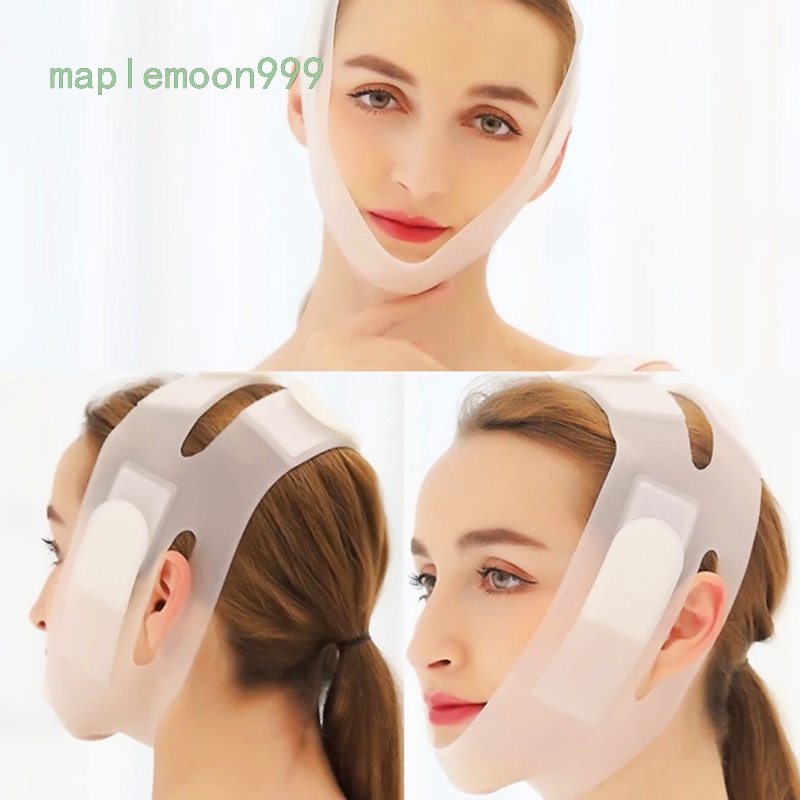 [Hàng mới về] Mặt Nạ Silicon Tạo Cằm Chữ V Làm Thon Gọn Khuôn Mặt
