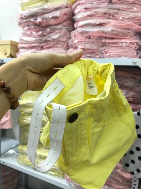 Quần sooc kaki cotton xuất dư cao cấp cho bé gái(14-36 kg)