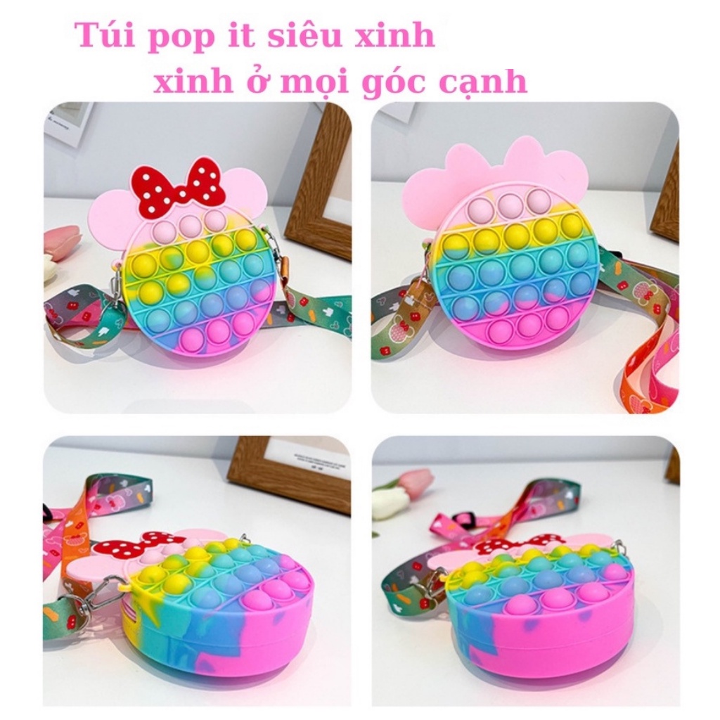 Túi pop it PLAYKID túi mini cho bé gái đeo chéo PK 033