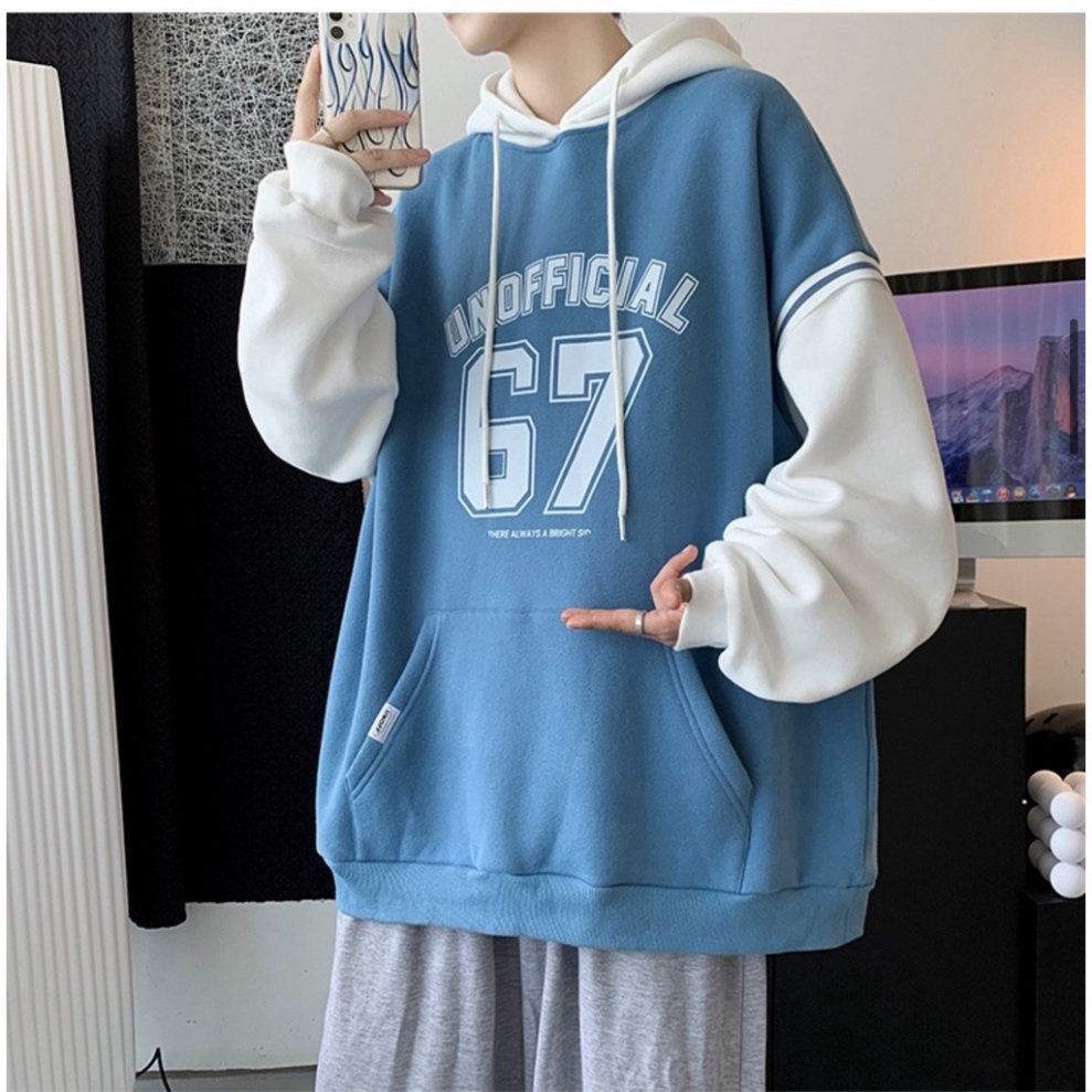 FREESHIP Áo hoodie Bóng Chày form Rộng unisex Phong Cách ulzzang hàn quốc | BigBuy360 - bigbuy360.vn