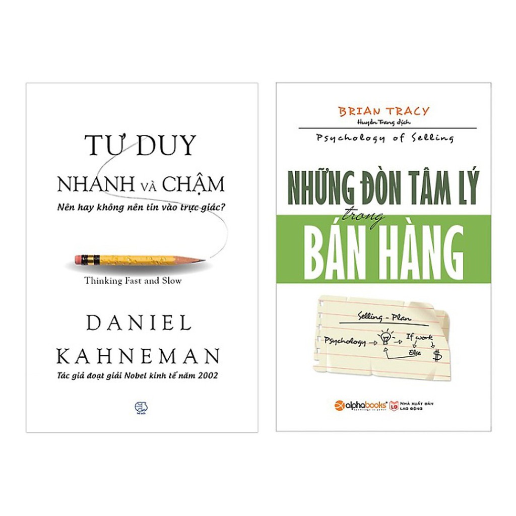 Sách - Combo Tư Duy Nhanh Và Chậm  + Những Đòn Tâm Lý Trong Bán Hàng