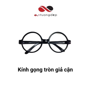 [ Hàng sẵn ] Mắt Kính Gọng Tròn Nobita _ Gọng Mắt Kính Tròn Giả Cận Hóa Trang