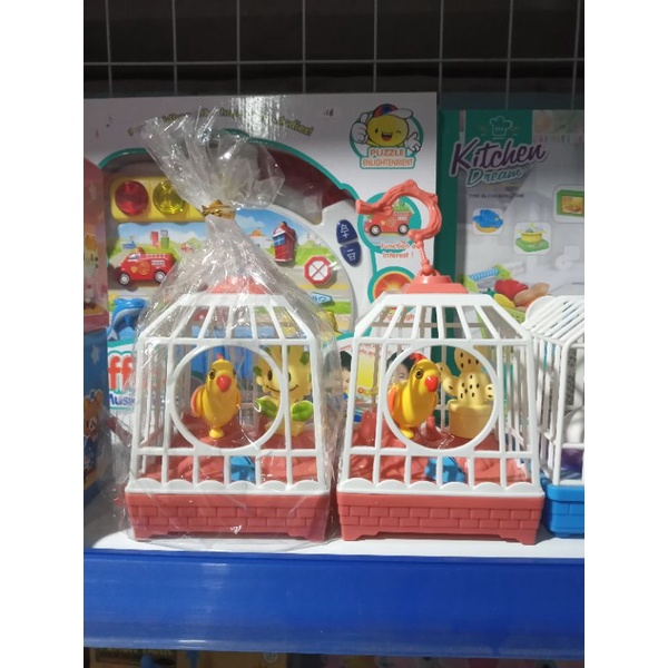 Đồ Chơi Lồng Chim Hót Có Nhạc  Và Đèn Cho Bé.
