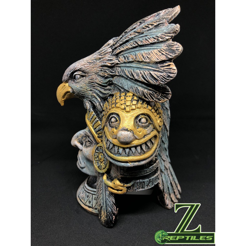 Tượng đầu chiến binh Aztec hãng Exo Terra