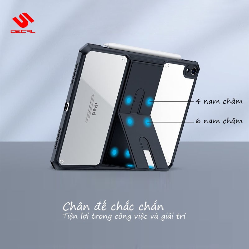 Ốp lưng XUNDD iPad Mini 5 / 4, Chống trầy, Chống sốc, Viền TPU, Mặt lưng chân đế | WebRaoVat - webraovat.net.vn