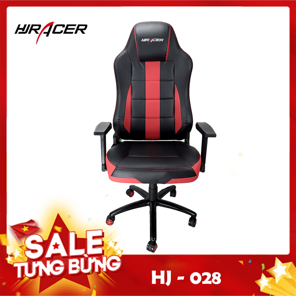 Ghế chơi game HJRACER - 028 - Black Red Siêu Đẹp Dành Cho Game Thủ