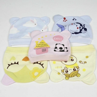 Mũ sơ sinh cotton cao cấp