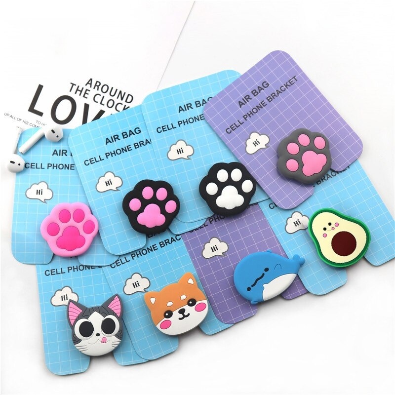 Giá Đỡ Điện Thoại Họa Tiết Động Vật Hoạt Hình Dễ Thương