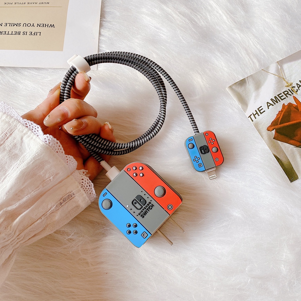 Vỏ Bảo Vệ Hộp Sạc Máy Chơi game IPhone 18w 20w IPad 2022 12 Plug 11 Pro Max