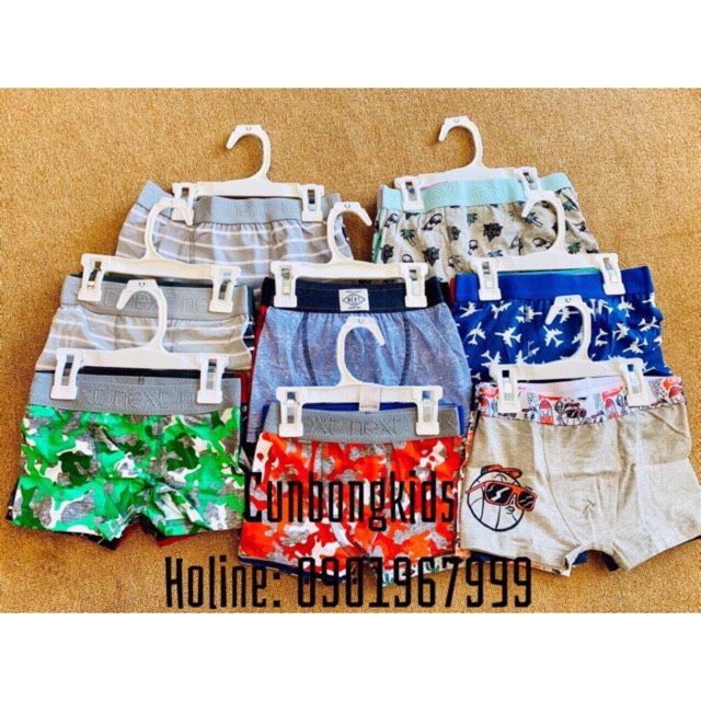 SET 5 Quần chip đùi NEXT size đại xuất dư