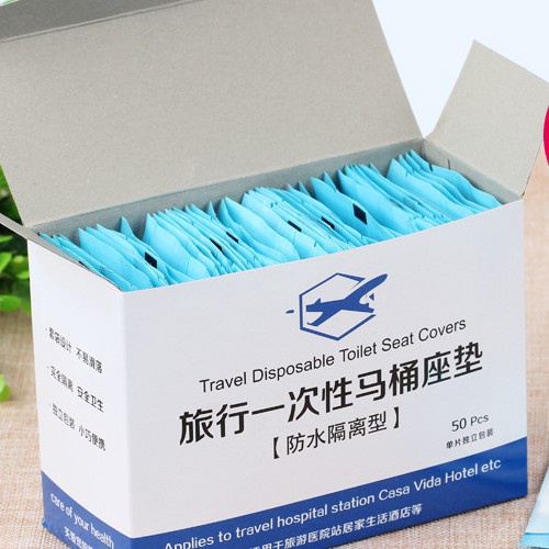 Bộ 10 Vỏ Bọc Bệ Ngồi Toilet Dùng Một Lần Chống Nước Chống Vi Khuẩn