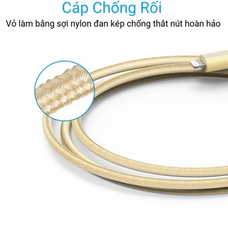 Dây sạc điện thoại dài 3m chân Lightning Iphone, Micro USB Android - Phukienleduy