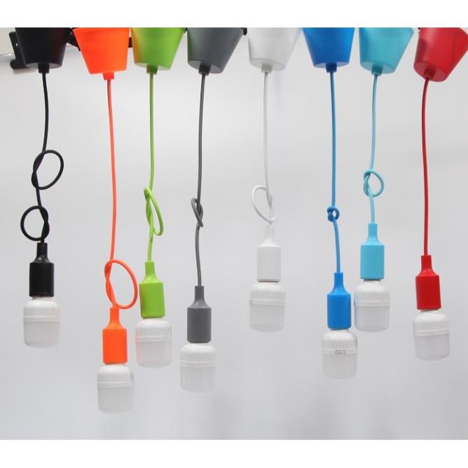Bộ 5 dây đèn thả trang trí bóng led búp trụ 9w
