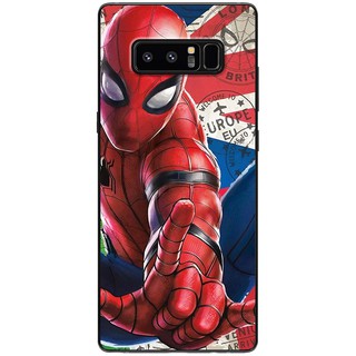 Ốp lưng Samsung Galaxy Note 4, Note 5, Note 7, Note 8, Note 9 in hình Người nhện
